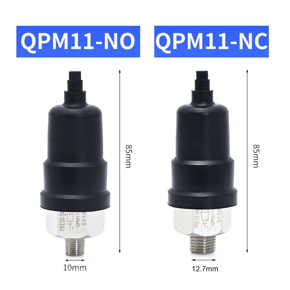 1Pcs QPM11-NO QPM11-NC Air Pressure Switch Adjustable G1/8 G1/4 QPM11 Automatic Controller Hydraulic Diaphragm 0.1-1Mpa