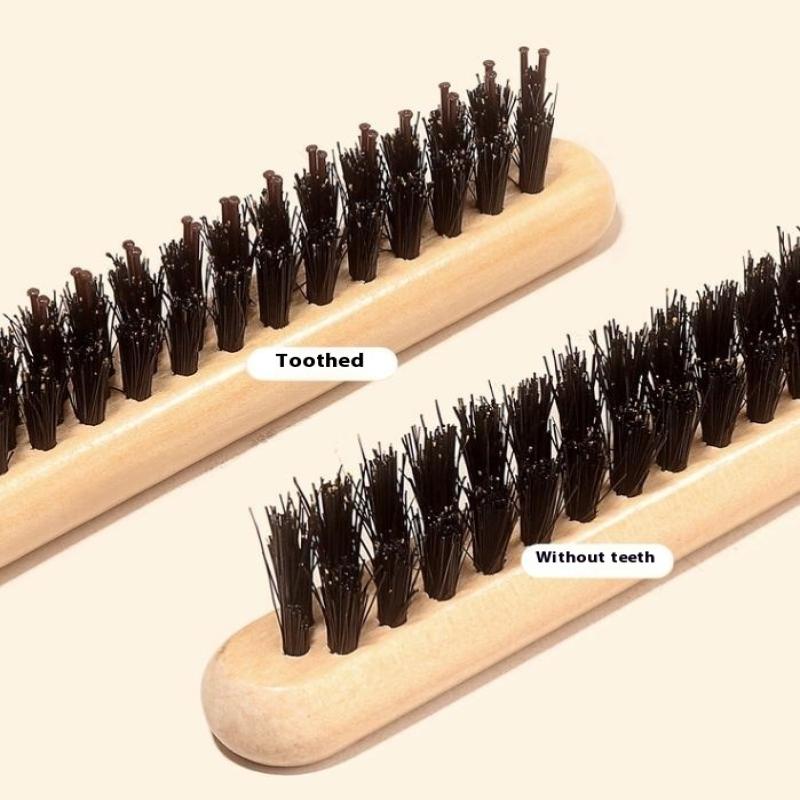 Ahşap Sap Yaban Domuzu Kılı Fırçalı Taraklar Salon Saç Fırçaları Doğal Yaban Domuzu Kılı Saç Taraklama Fırçası İnce Hatlı Şekillendirme Tarağı Saç Şekillendirme