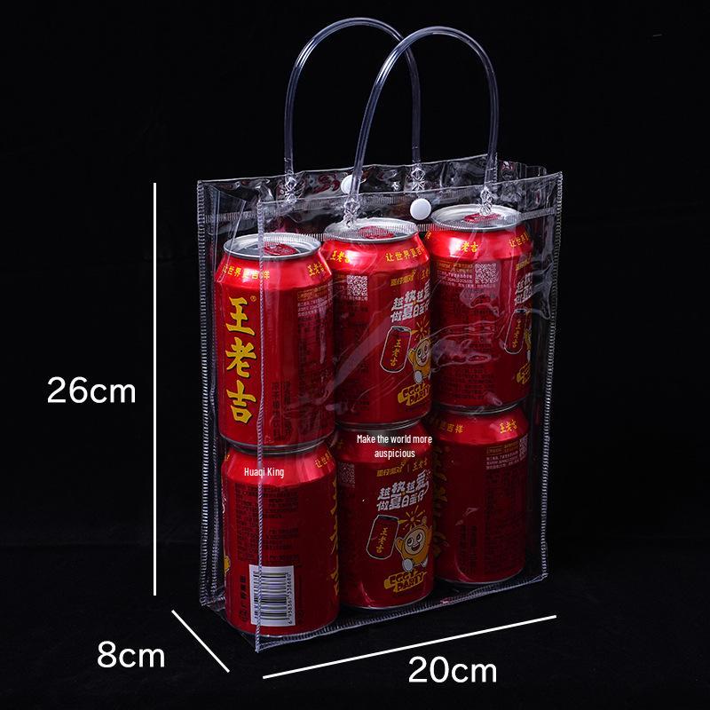 Transparent PVC Tote Bag - Customizable Gift Favor Bag