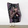 Game D Deadlock Throw Soft Warm Flannel Fleece Throw Blanket for Sofa Bed Travel Home