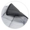 Quilted foam pillow 120x50 cm dark gray