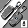 BBKT7 Zinc Alloy Leather Car Smart Key Case Cover for BMW 1 3 5 7 Series X1 X3 X4 X5 F10 F15 F16 F20 F30 F18 F25 M3 M4 E34 Sticker