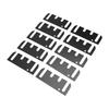 10pcs Door Hinge Shims Stainless Steel Door Hinge Spacers with Coated Finish for Door Alignment Filling  S