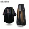 MARK FAIRWHALE Men's Short Sleeve T-Shirt & Long Pants Set