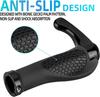 Bicycle Handlebar Grip Ergonomic Anti Skid Lock On Handle Cover Aluminum Alloy Rubber Grips MTB Bike Accessories