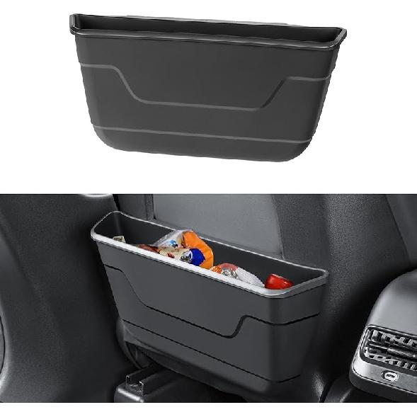 For Tesla Model 3 Model Y Seat Back Organizer Durable TPE Storage Pocket Backseat Trash Can Container For Tesla Model 3 2017- And -2025 Model Y (Not