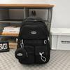 Backpack Simple Large Capacity Sports Travel Backpack Junior High School Leisure Backpack Tutorial Bag