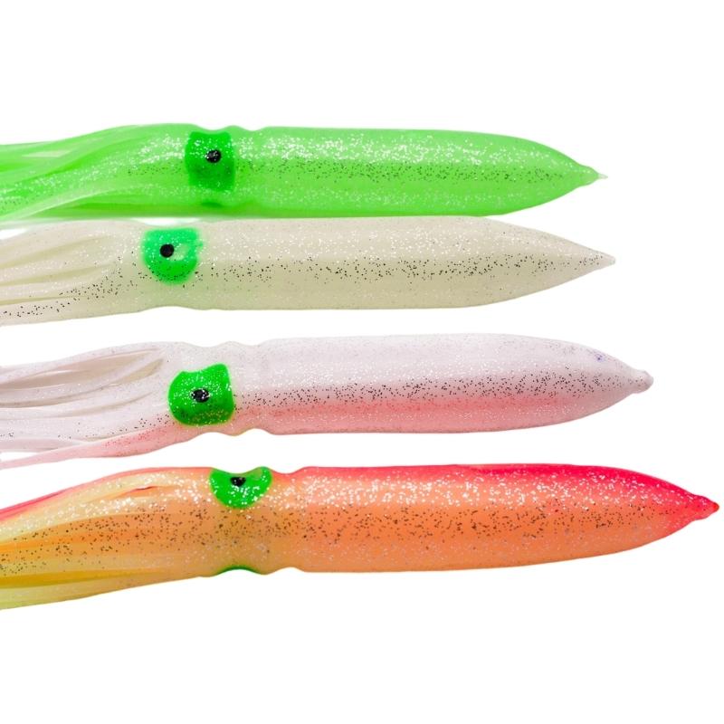 10Pcs Colorful Octopuses Squids Skirts Fishing Lure Big Octopuses Skirt Trolling Lure Soft Fishing Baits Fishing Tackle