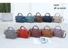 Borsa a Spalla da Donna in Vera Pelle di Vacchetta Stile Urbano Coreano