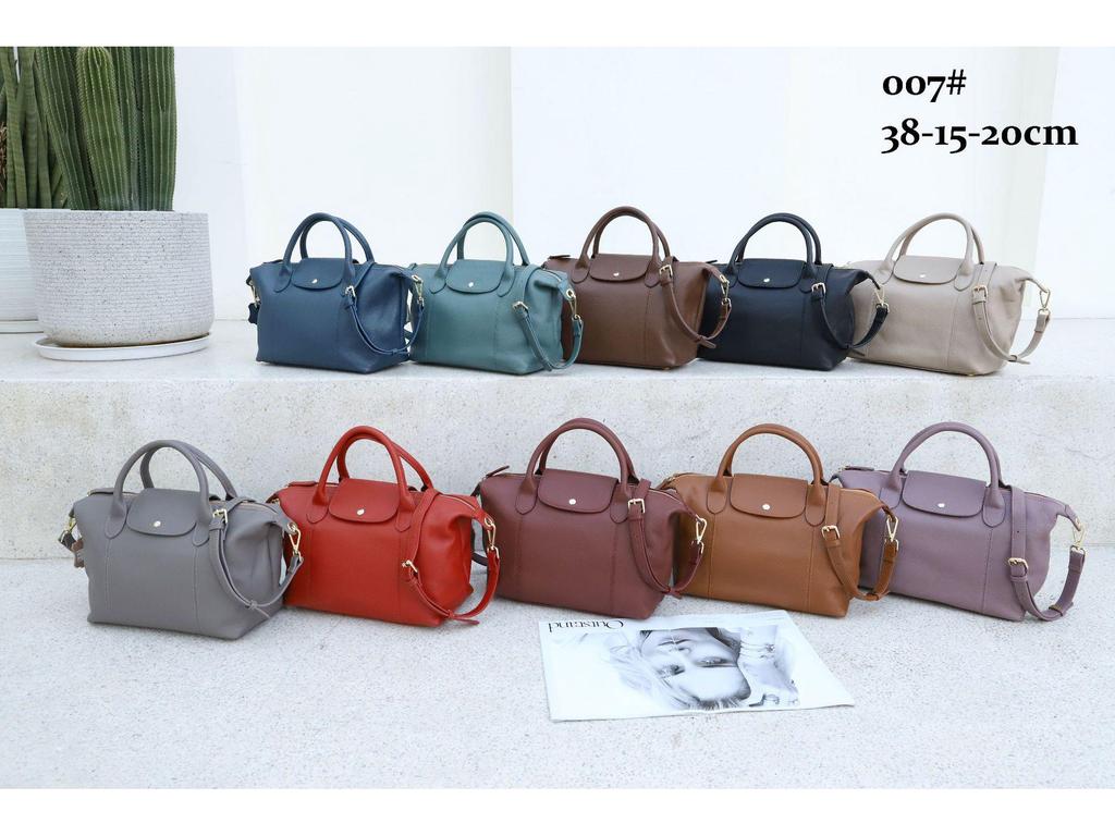 Borsa a Spalla da Donna in Vera Pelle di Vacchetta Stile Urbano Coreano