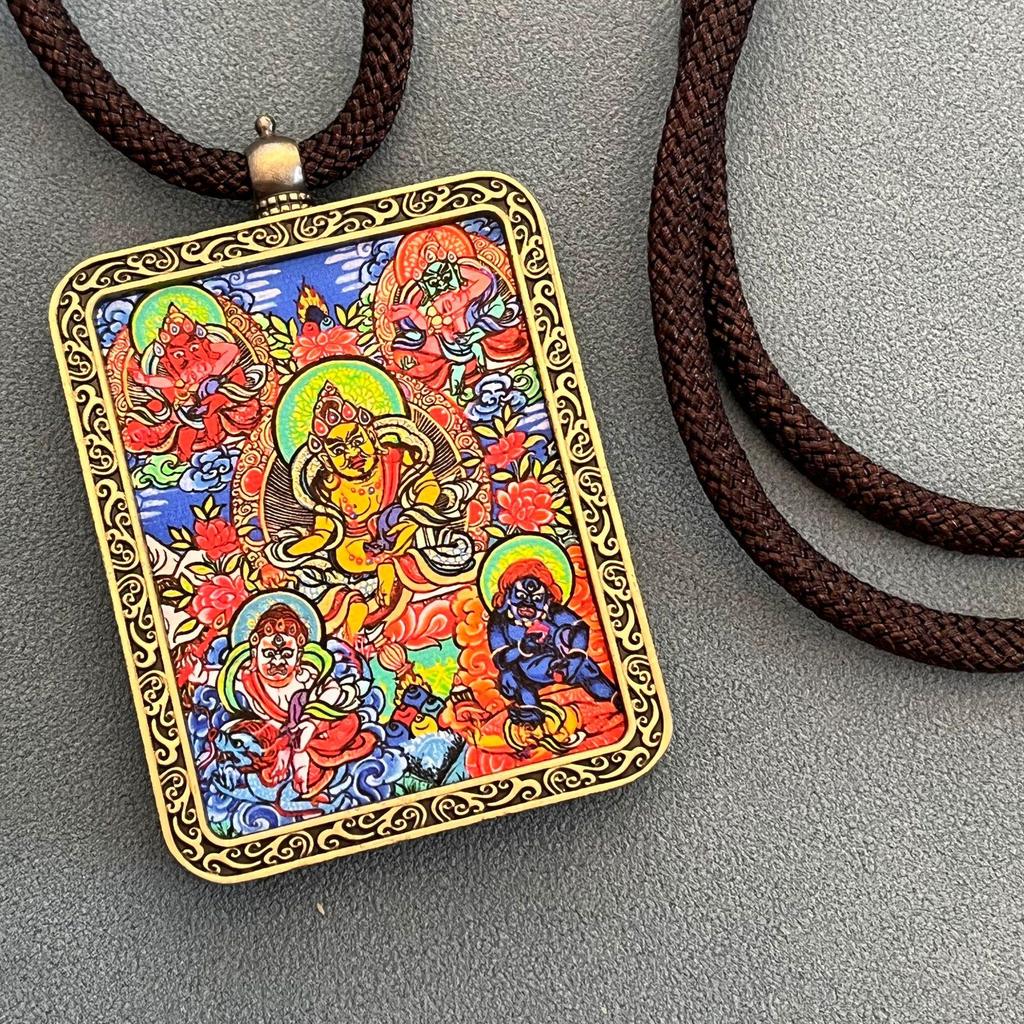 Twelve Zodiac Guardians Thangka Sweater Pendant - Buddhist Souvenirs