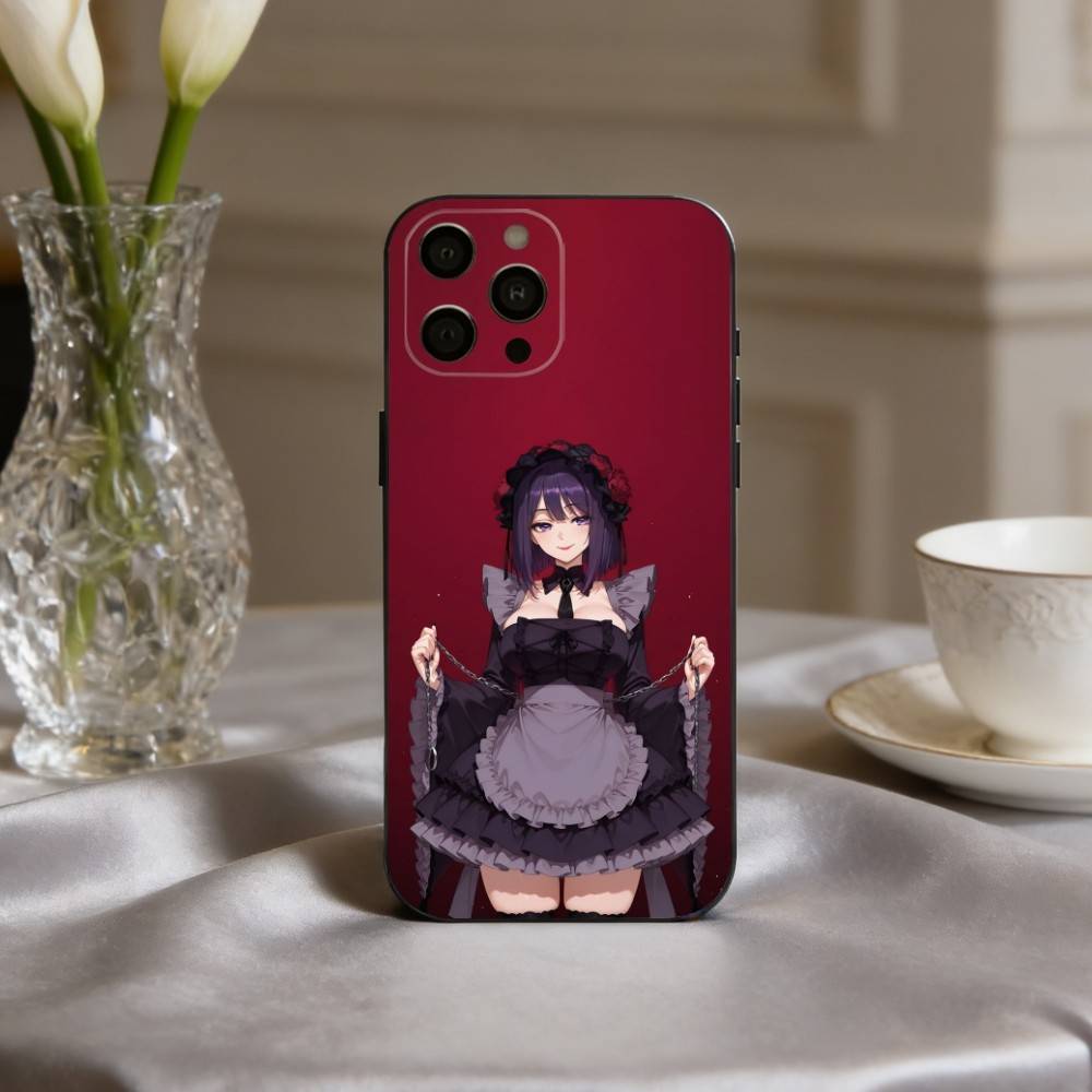 S-Shizuku K-Kuroe M-Marin Kitagawa Phone Case For iPhone 17pro, 16,15,14,13,12,11 X XR Plus,Others Soft Black Cover