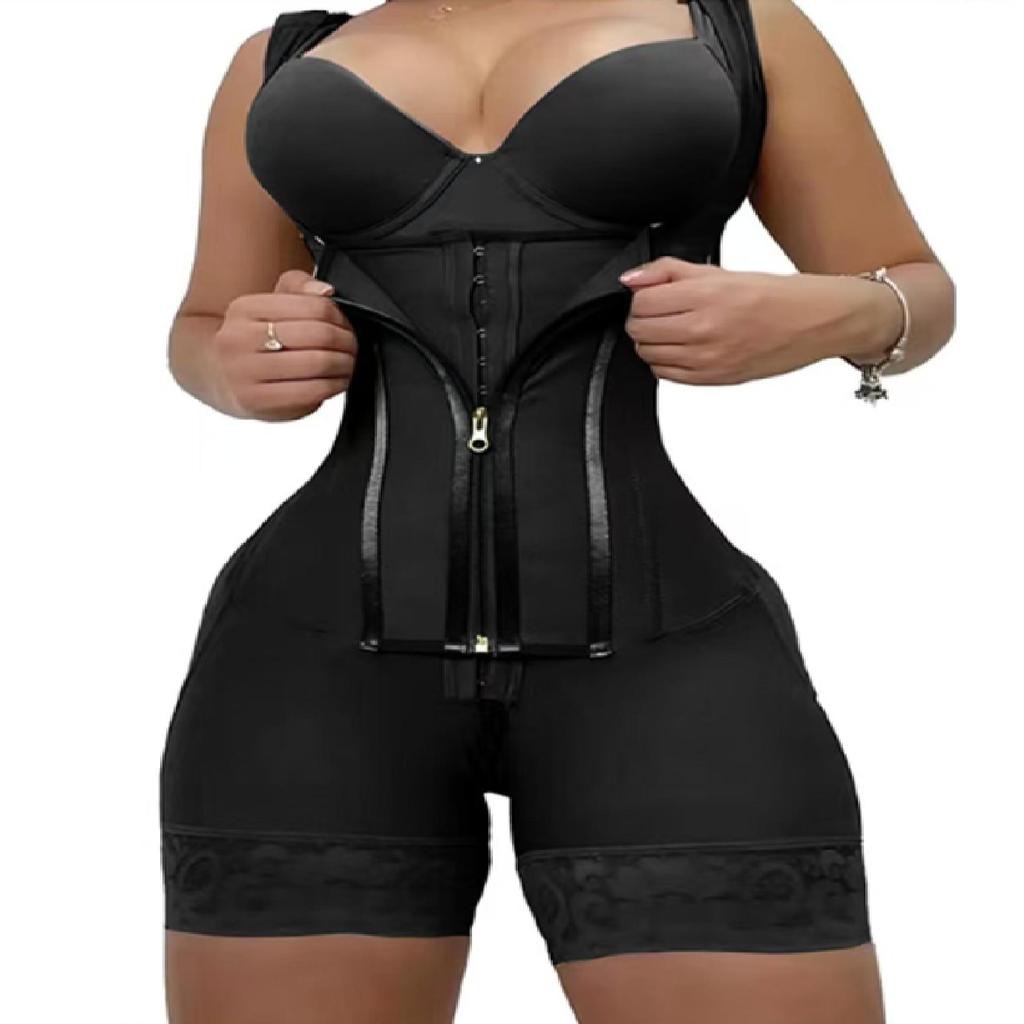 Colombiansk Girdle Bodysuits Shapewear Slanking Magekontroll Truser Høy Kompresjon Midjetrener Kroppsformer