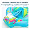 Swimming Pool with Roof Baby Prone Circle Children Swimming Circle High Airbag Anti Rollover Sunshade Baby Inflatable Seat Ring