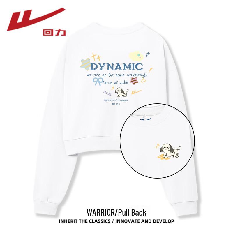 Warrior Women s WS Puppy Graffiti Crew Neck Sweatshirt M