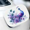 QT2370#15cm Peacock And Floral Pattern Car Sticker for Laptop, Truck,Motorcycle, Window