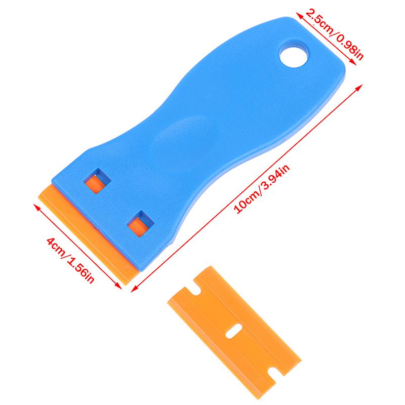 1Set Car Sticker Remover Multipurpose Plastic Small Paint Automotive Film Applying Tool Household Glass Cleaning Scraper
