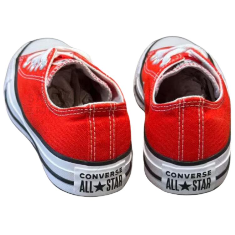 Men's Sneakers Converse All Star Canvas Shoes Unisex Low-top Red