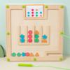 Wooden Shape Color Match Board For Kids Educational Toy For Toddlers