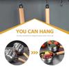 Multipurpose Water Scoops Wooden Handle Water Spoon Small Saucepan Soup Ladle  Kitchen Cooking