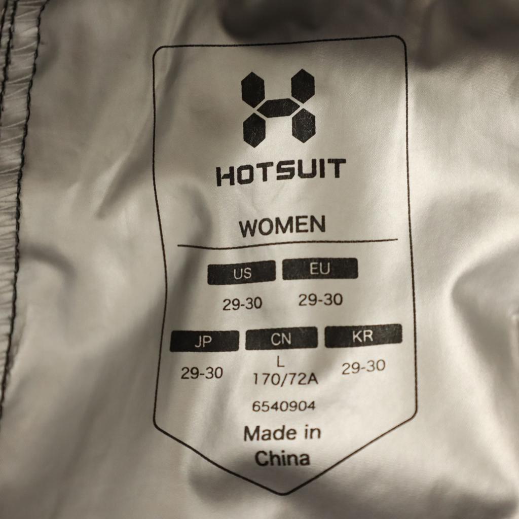 HOTSUIT saunové nohavice 29-30 čierne Sauna oblek Dámske Použité