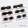 Retro Oval Small Frame Sunglasses UV400 Sun Protection Fashion Shades for Women Men Outdoor Driving Daily Wear
