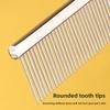 Pet Grooming Brush - Dog and Cat Brush - Cat Comb - Beauty Brush - Stainless Steel Mini Comb - Face Comb