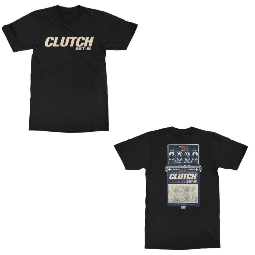 2026 Summer New Clutch Band Graphic Tshirt Unisex Summer Short Sleeve Fashion Tee Luxury Casual Vintage Retro Top
