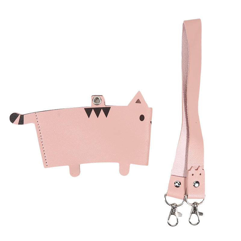 Cat Design Cup Sleeve With Handle Strap Portable Insulated Carrier For Water Bottles Coffee Cups