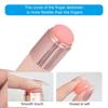 Reusable Silicone Nail Brush Clear Nail Stamper Kit for Easy to Usea Nail Art with Gradient Effect Manicure Accesories