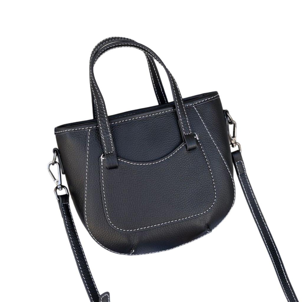 Cowhide Bag Crossbody Cross Shell Bag Popular Sweet Lady Shoulder Practical Portable Leather Bag Soft Leather Bag