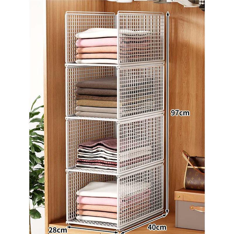 Organizator szaf: Warstwowe przegródki do przechowywania ubrań