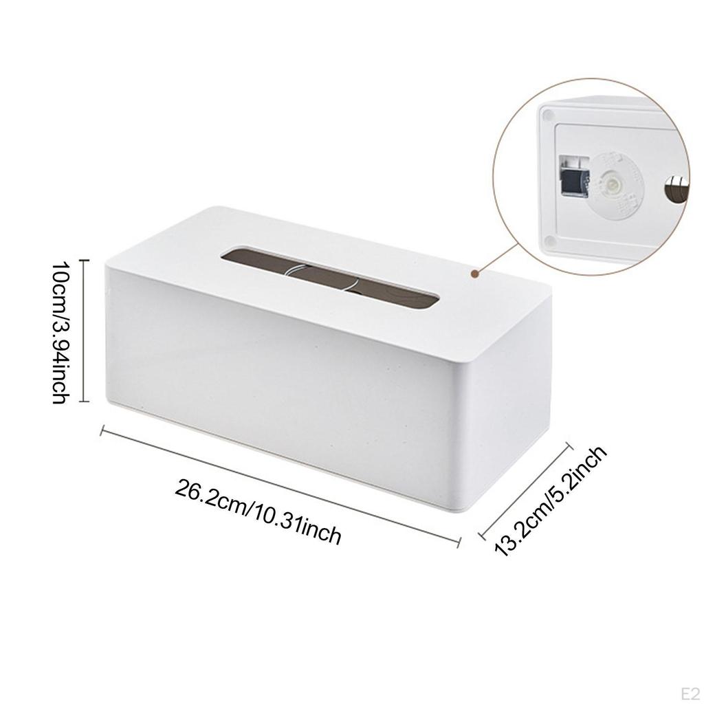 Tissue Box Holder Napkin Storage Modern Facial for Office Restaurant Bathroom