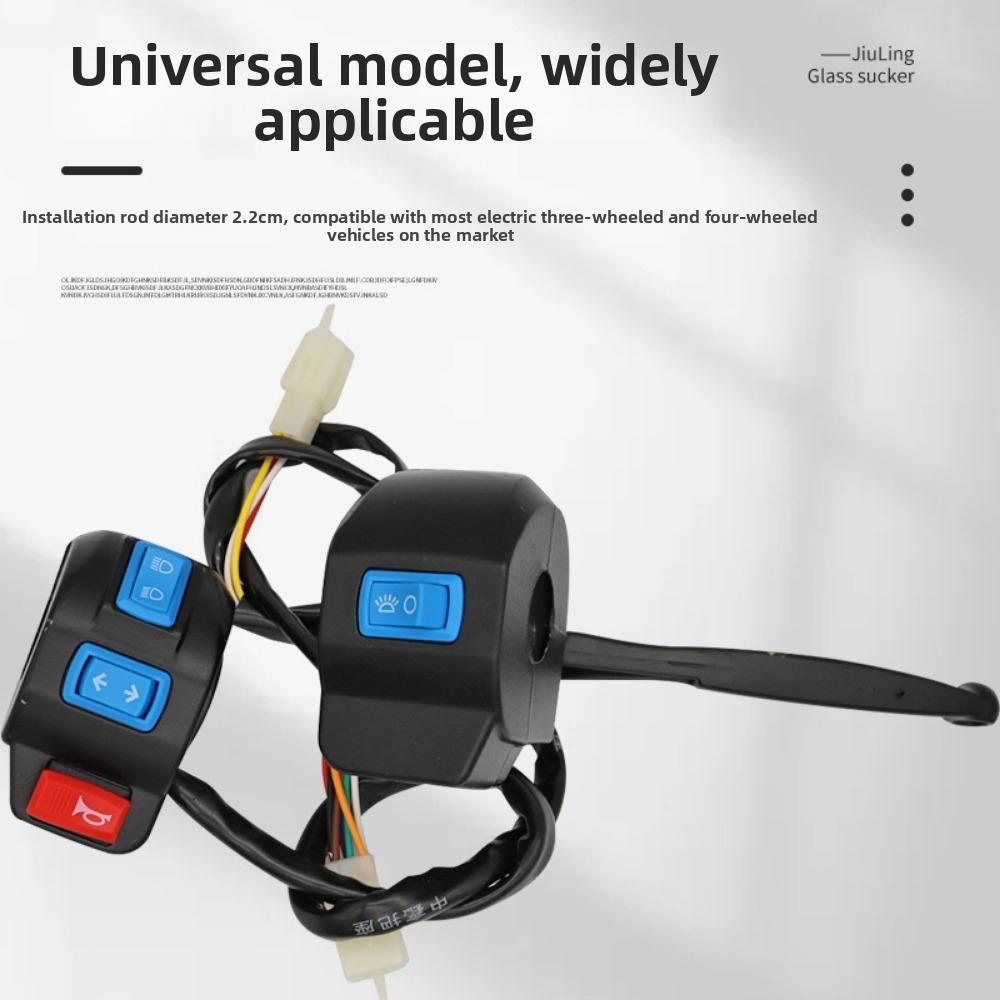 Aluminum Alloy Switch Assembly Plastic Horn Headlight Turn Signal High Quality Combination Button