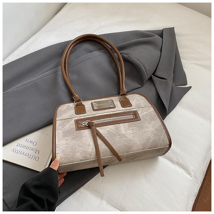 

Сумка для通勤 женская новая осенняя универсальная на плечо, подмышку, повседневная портативная сумка-тоут большой вместимости