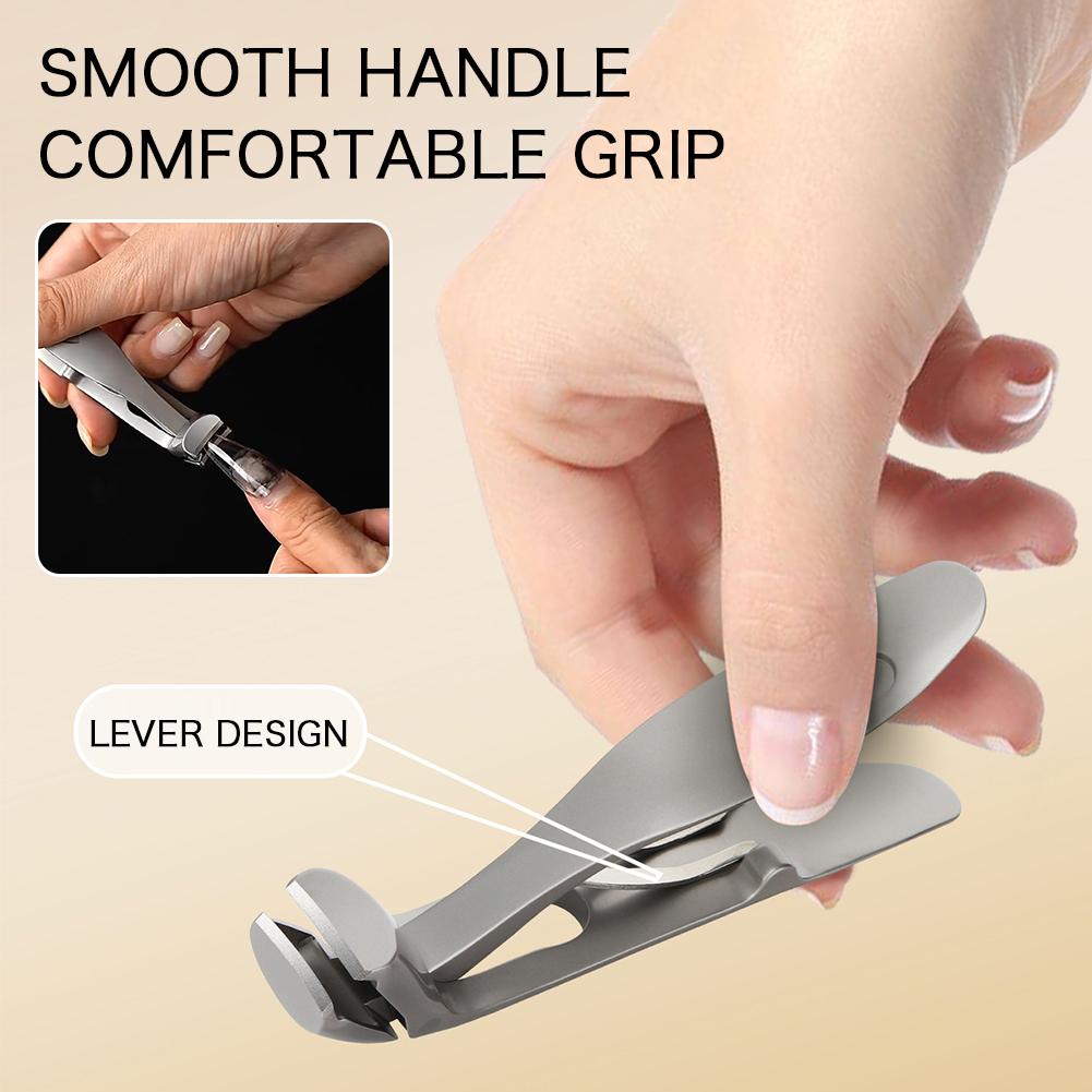 Anti-splash Nail Trimmer Heavy Duty Portable Nail Cutting Tool Manicure Tool