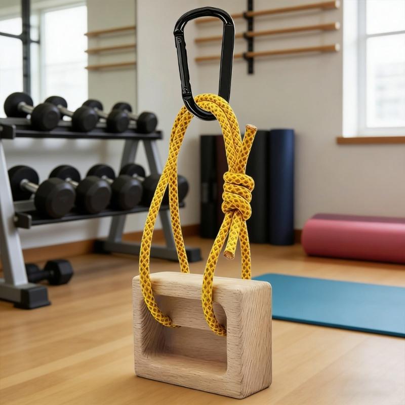 Wood Finger Training Board Portable Fingerboard for Climbers with Smooth Surfaces Secure Mounting Ideal for Homes Gym