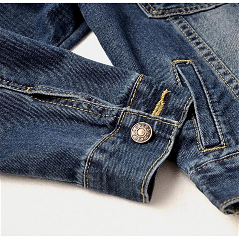 Women's Korean Fashion Long Sleeve Jean Jacket Slim Hooded Short Denim Jacket Woman Coat