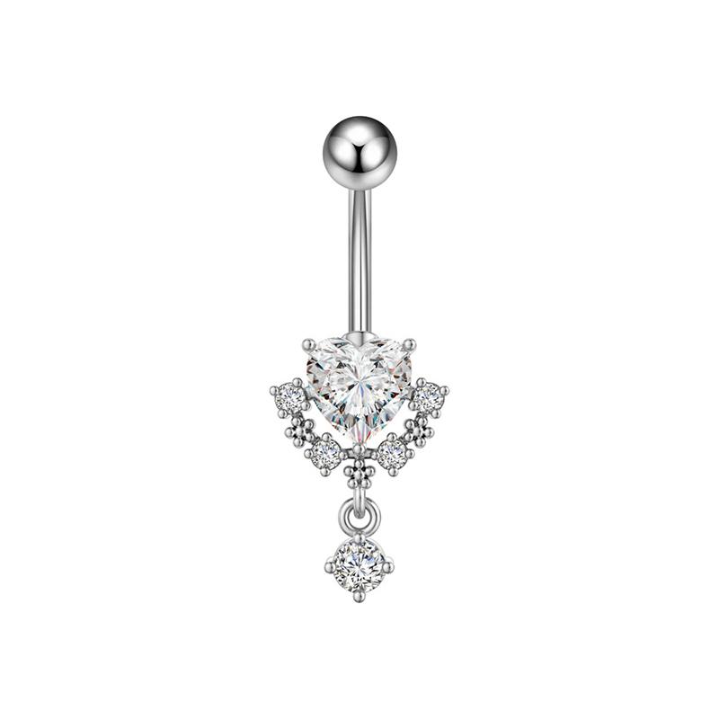 Personality Belly Button Rings Stainless Steel Navel Piercing Barbell For Women Simple Belly Ring Beach Jewelry Gifts