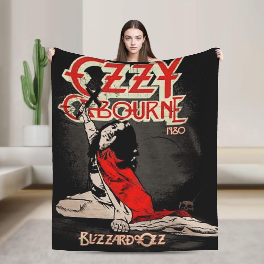 Ozzy Osbourne Blanket Quality Soft Bedding Throws Autumn Kids Bedroom Fluffy Bedspread