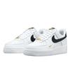 Nike Air Force 1 Low '07 Essential Weiß Schwarz Gold Mini Swoosh
