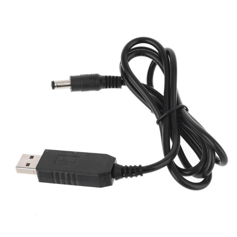 Adjustable Voltage Step Up Universal QC3.0 USB To for DC 12V 1.5A 5.5x2.1mm Cable Power Boost Line For WiFi Router LED S