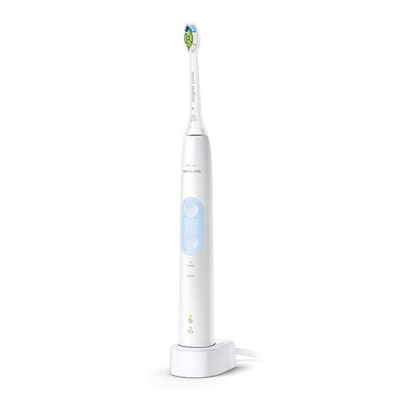 PHILIPS Sonicare ProtectClean Plus Electric Toothbrush in White Light (Vibrating) Blue, HX6839/30