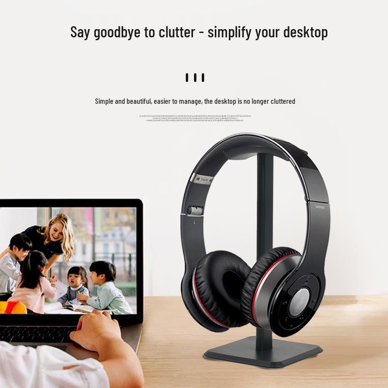 Aluminum Alloy Desktop Headphone Stand for Over-Ear Gaming Headsets