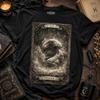 Pisces Tarot Card T-Shirt, Vintage Zodiac Astrology Tee, Celestial Gothic Graphic Shirt