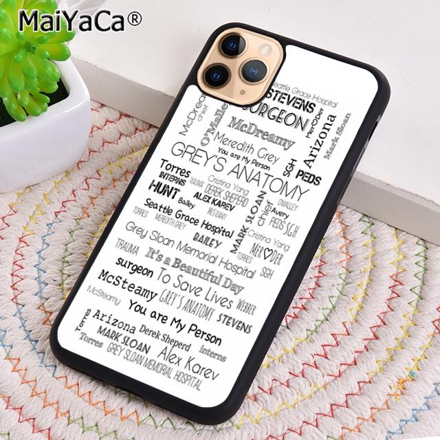 

Capa GREYS ANATOMY Phone Case Shell For iPhone 17 Air 12 13 16 pro max 15 14 plus Cover coque iPhone 14pro