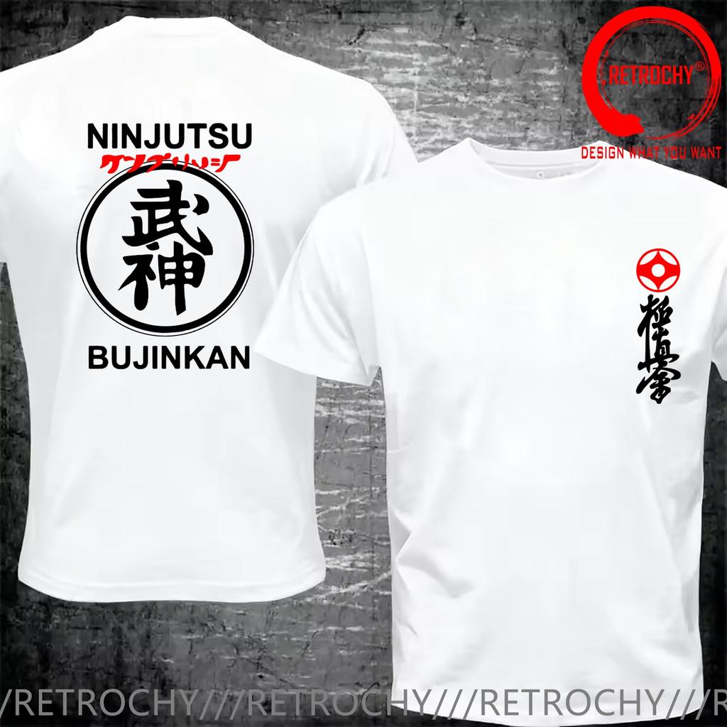 Funny Design Bujinkan Ninjutsu Kyokushin Shirt Unisex Fashion Trendy Casual Clothing Stylish Tops Tee Shirt Leisure Tshirt Unisexs