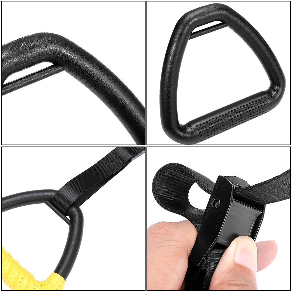 Gymnastic Rings with Adjustable Straps Pull Up Exercise Rings Home Fitness Equipment for Home Exercise Workout Fitness Training
