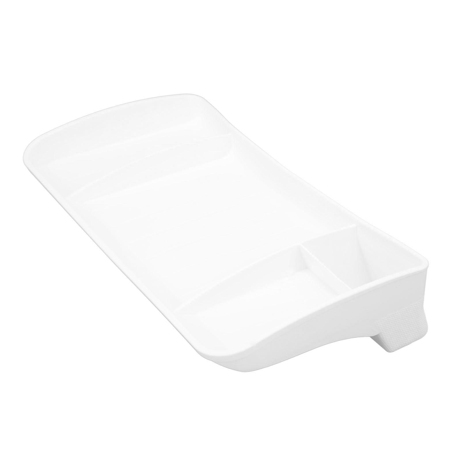 Behind Screen Storage Tray TPE Dashboard Hidden Tray Center Console Organizer Tissue Holder Replacement for Tesla Model белый