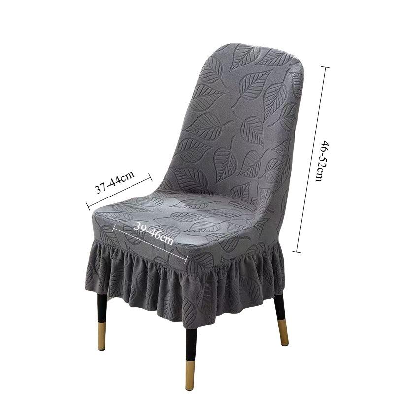Curved Skirt Premium Stretch Dining Chair Cover Universal Thickened Home Use Cat-Proof All-Season Chair Cover